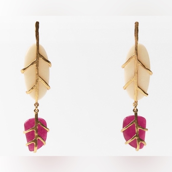 Zara colorful stone earrings New ✨✨✨💖 - Picture 2 of 5